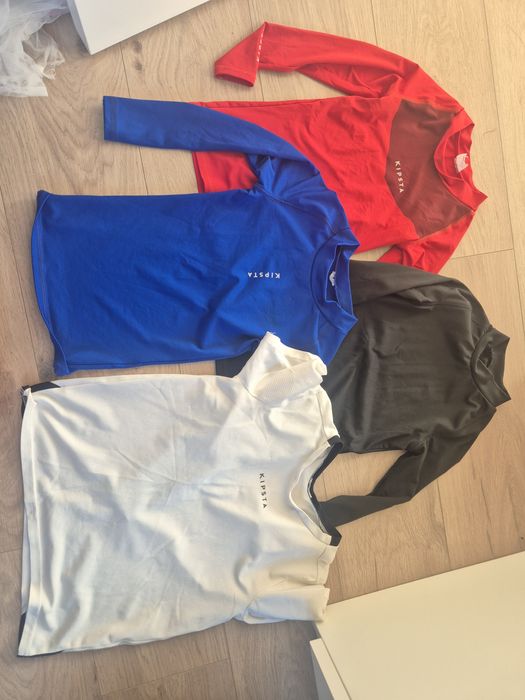 4 koszulki sportowe Kipsta