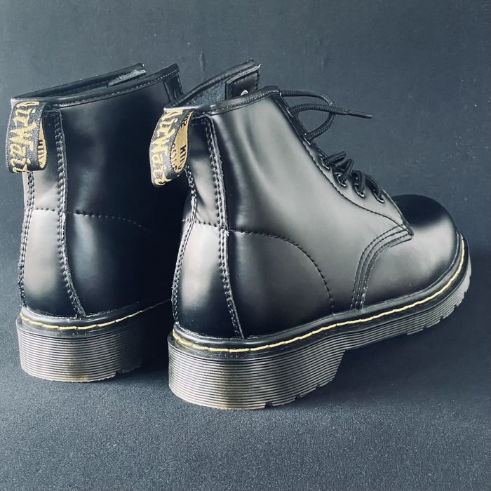 Glany botki unisex czarne 6 dziurek dr martin trzewiki traperki