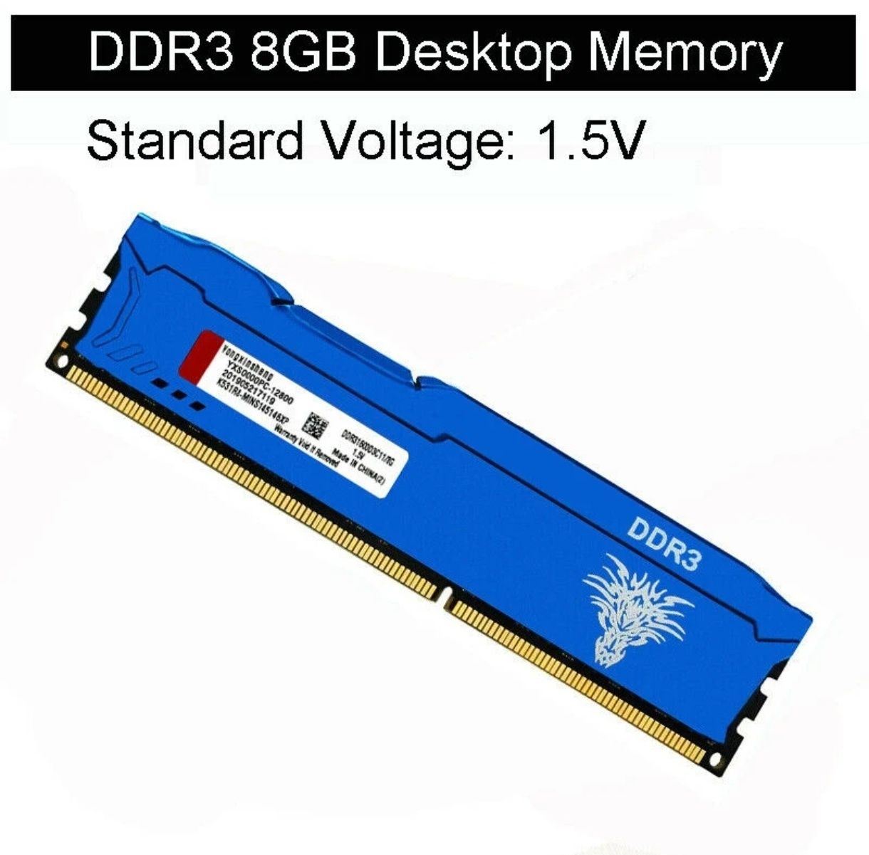 Nowa pamięć DDR3 8GB 1866MZH 1.5V niebieska