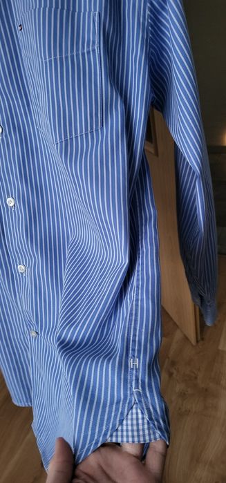 Męska koszula w paski Tommy Hilfiger /oryginał L