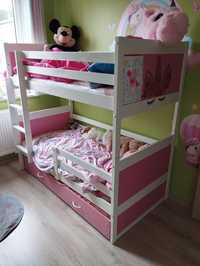Łóżko piętrowe dla dziewczynki 160x90