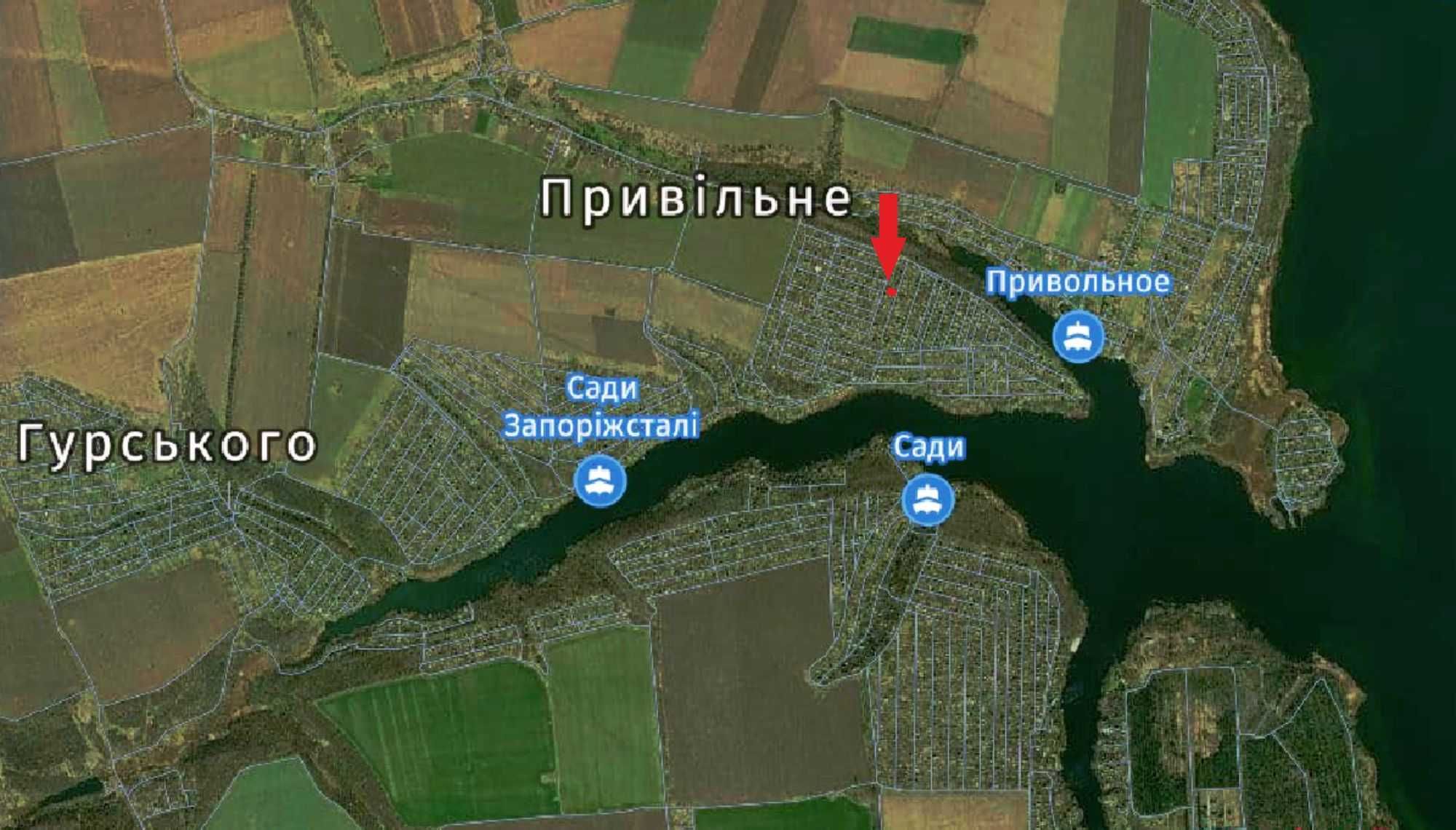 Дача 6 соток, біля с. Приднепровское та Радянське