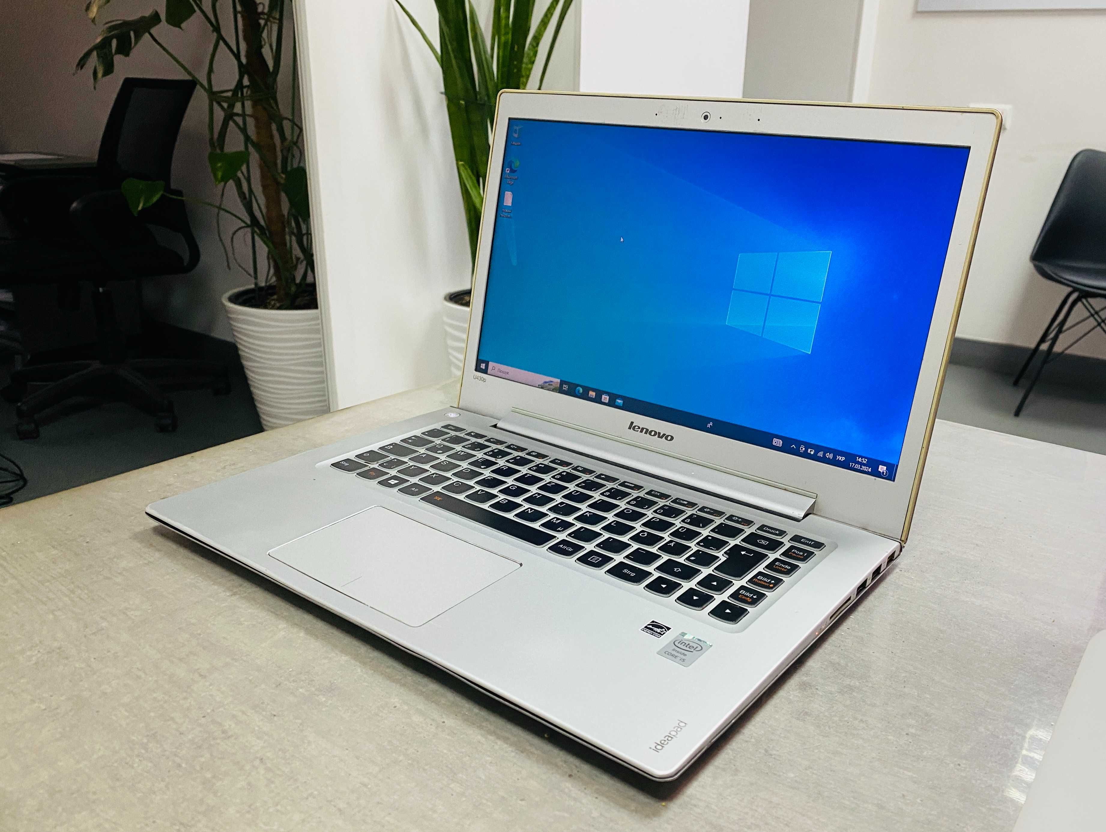 Ноутбук Lenovo IdeaPad U430p / Intel i5 / 8GB RAM / 256GB SSD / 14"