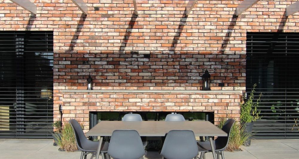 płytki ceglane, stary mur, płytki ze starej cegły, lico, ceglana ścian