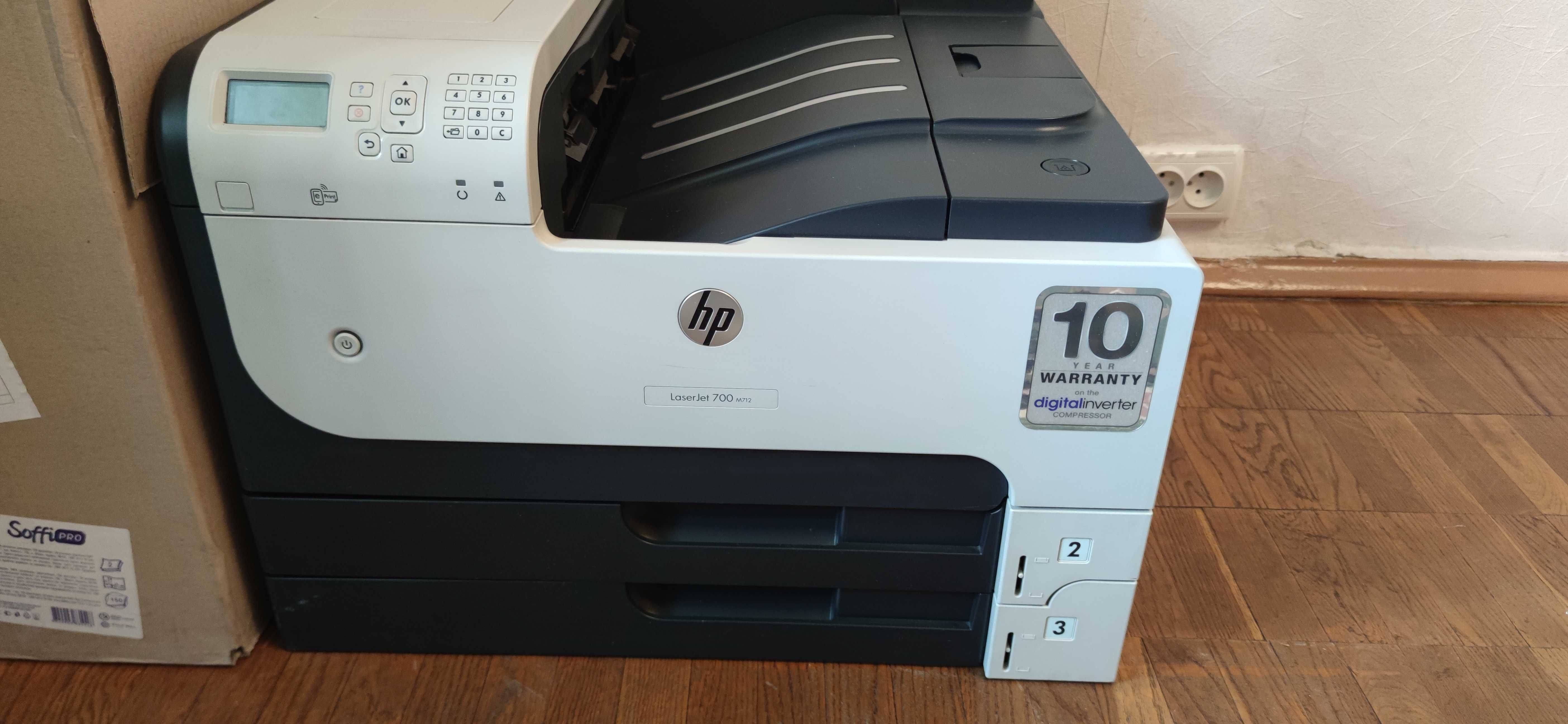 Принтер  HP LaserJet Enterprise 700 M712dn (CF236A) (Б/В, робочий)