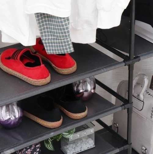 Вішалка для одягу Simple Coat Rack Double Row Вішалка з полицями