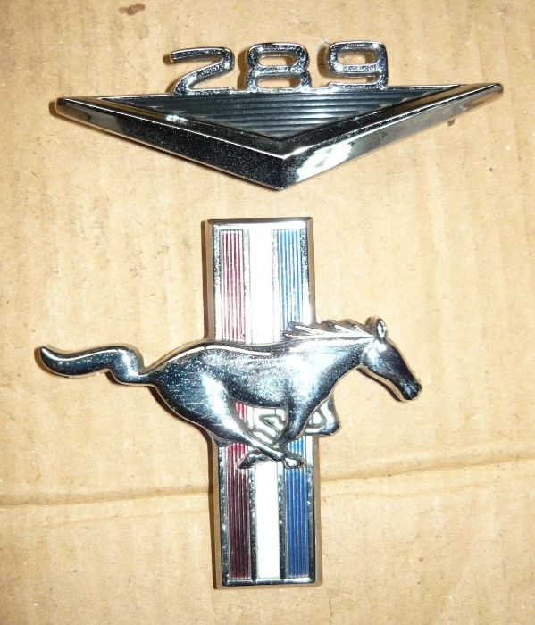 emblematy mustang ford emblemat znaczki znaczek 289