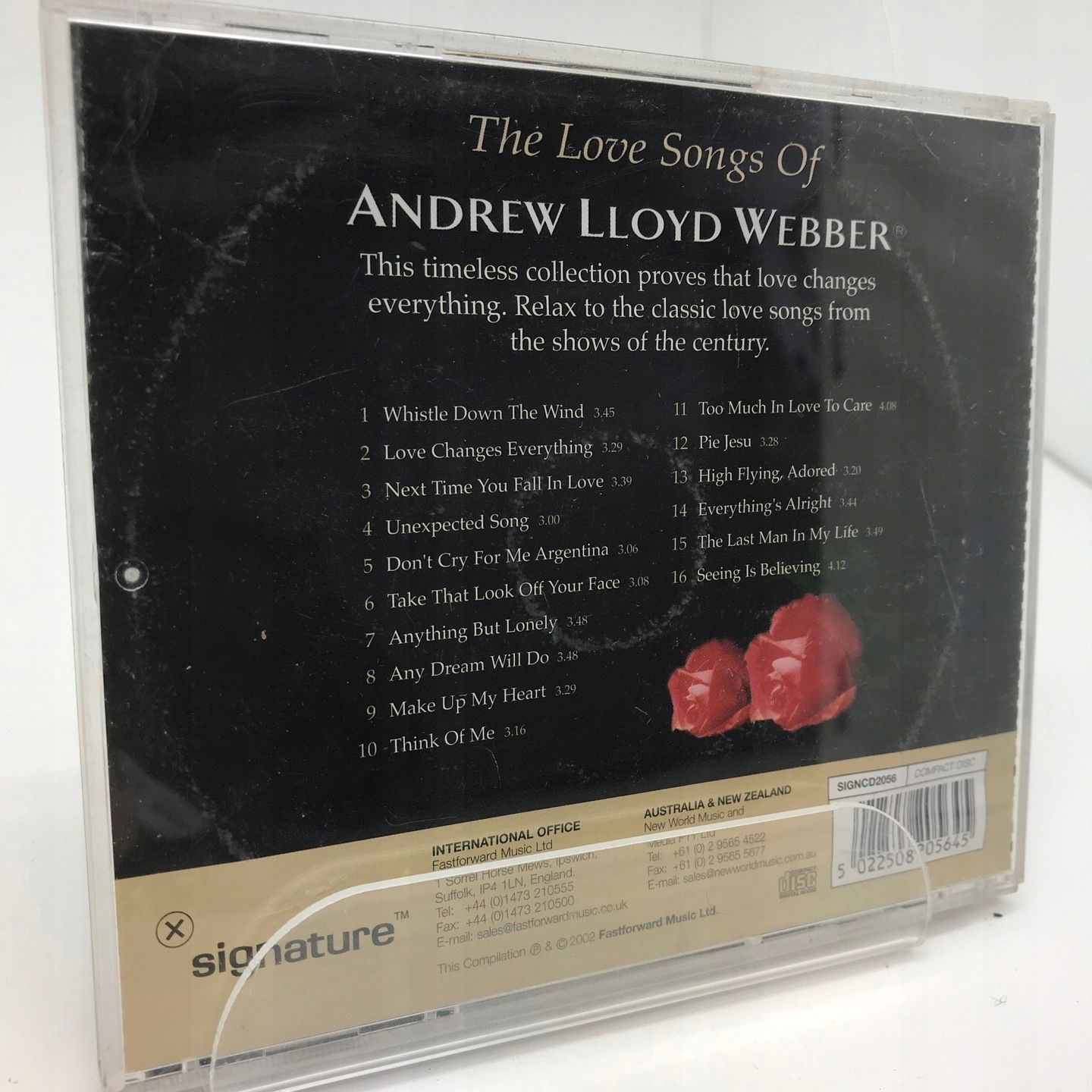 Cd - Various - The Love Songs Of Andrew Lloyd.