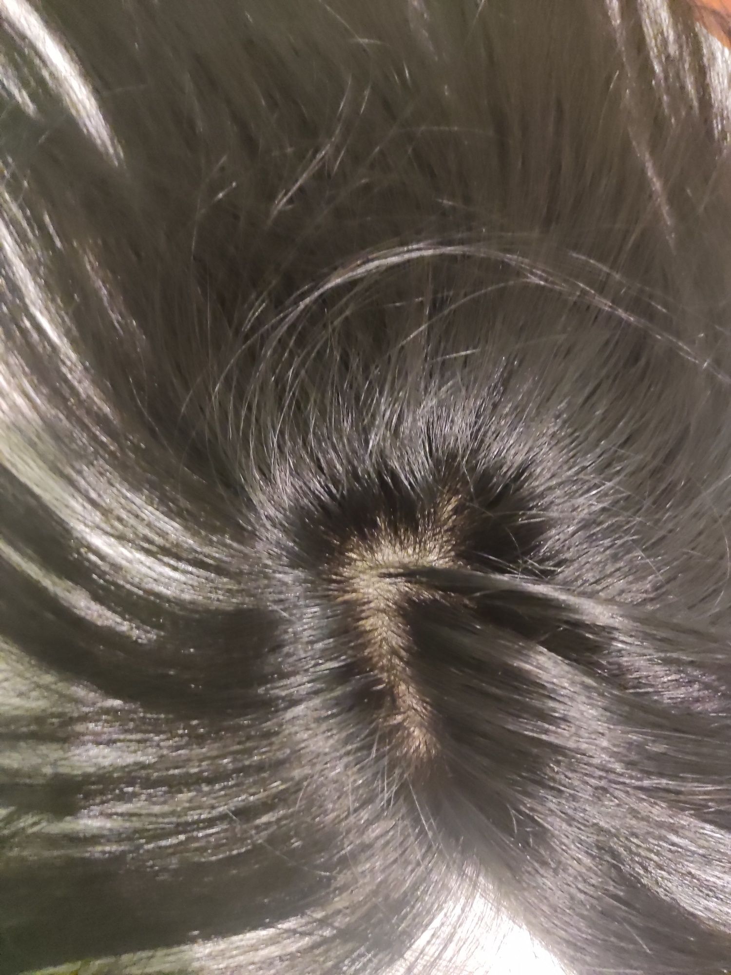 Накладка для волос натуральные волосы парик шиньон топпер