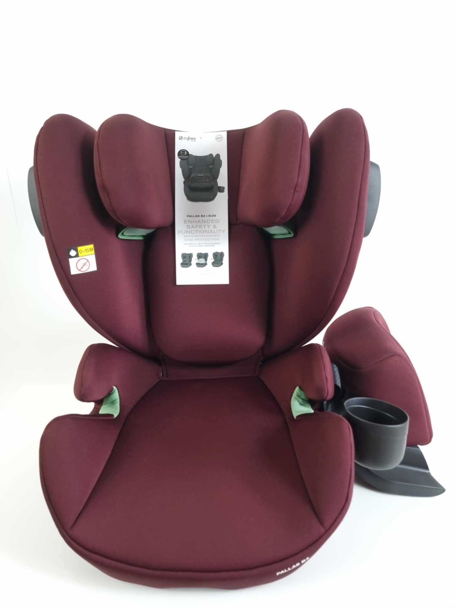 NOWY Fotelik Cybex Pallas B4 i-Size isofix 76-150 cm 9-50 kg Rumba Red
