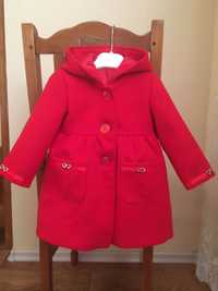 Дитяче пальто червоне