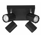 Livorno lampa sufitowa plafon czarna