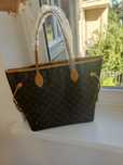 Louis Vuitton lv neverfull shopper piękna torebka skóra.