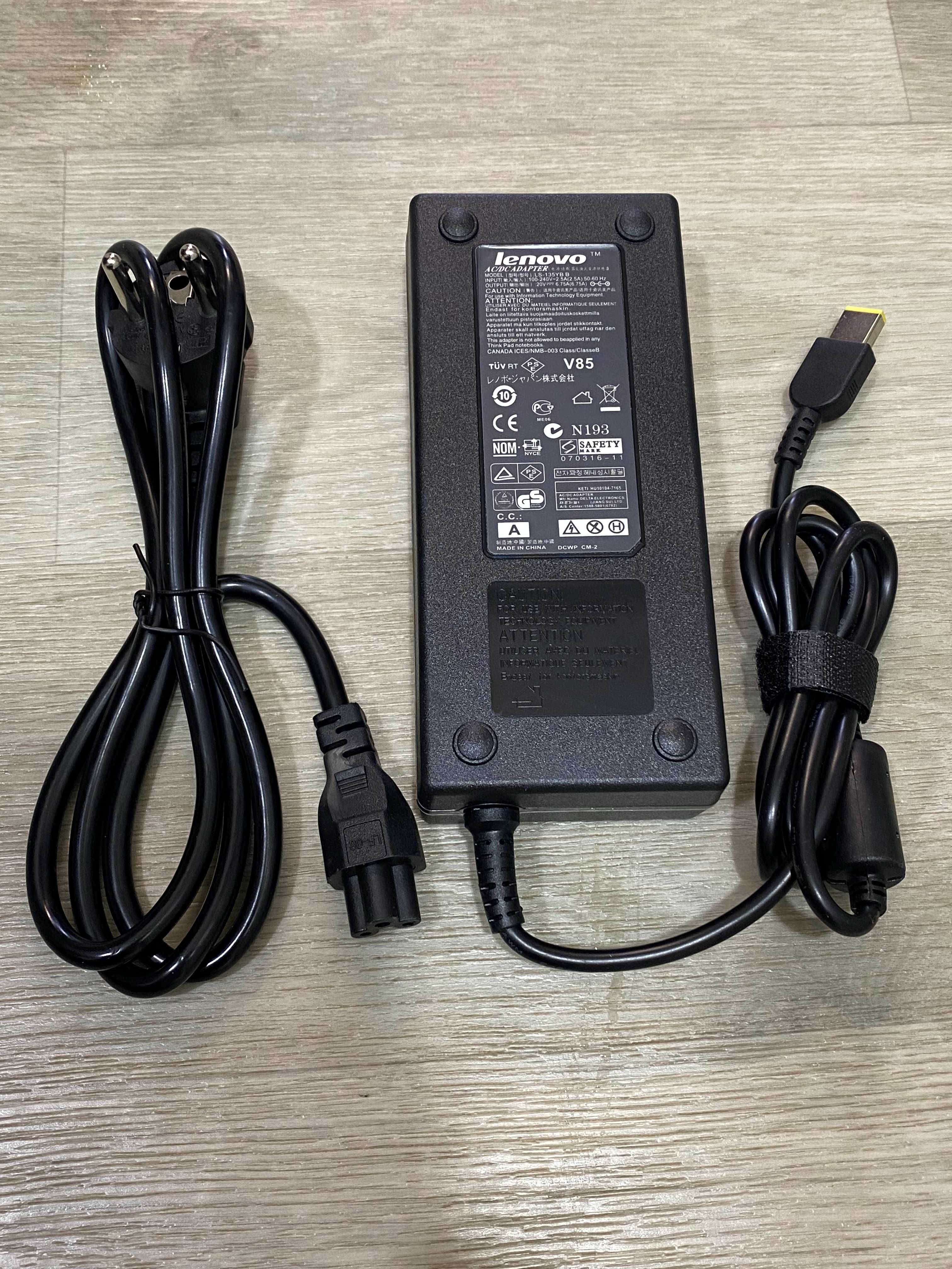 Блок питания для ноутбука Lenovo 20V 6.75A 135W Usb+pin