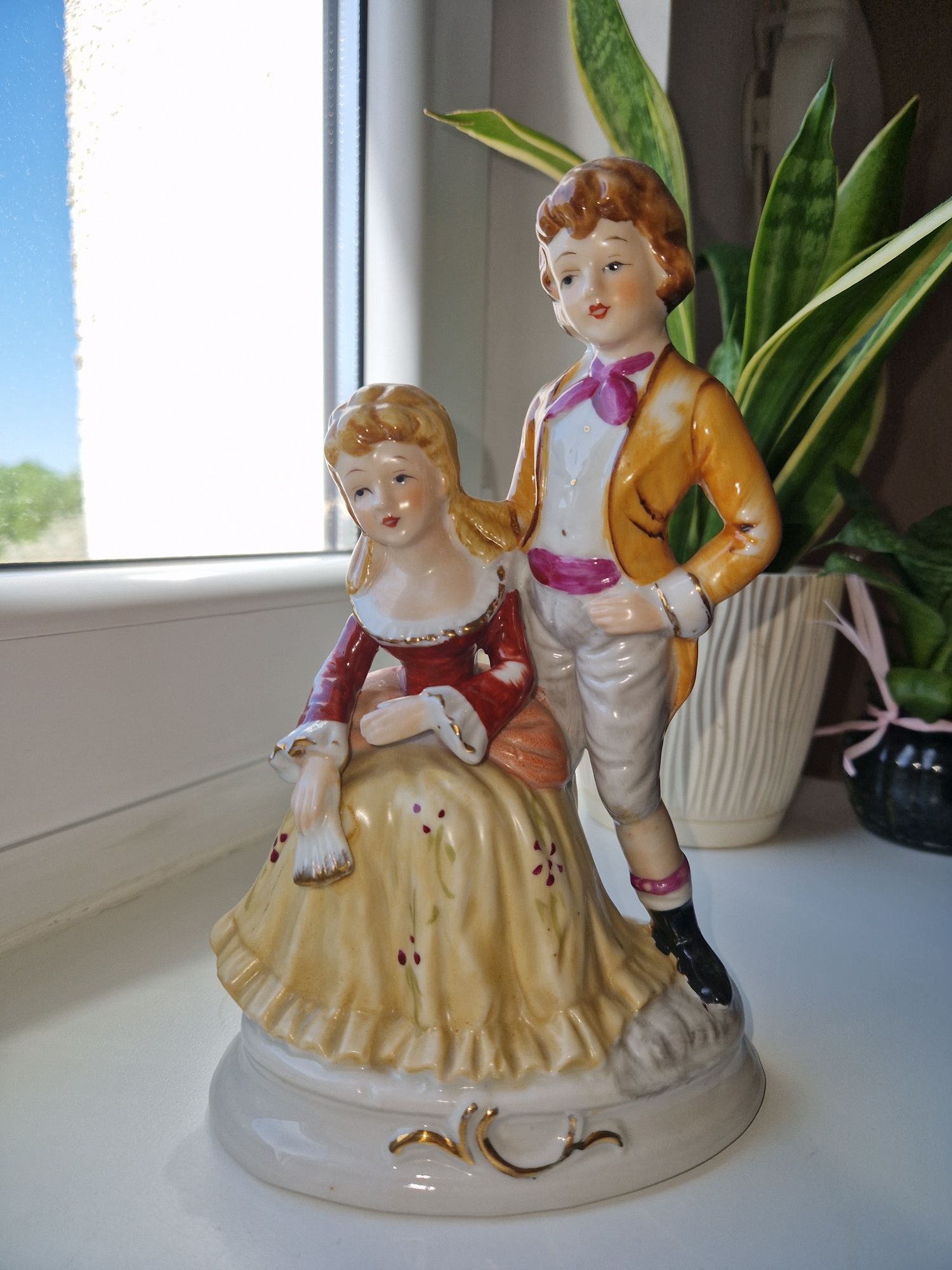 Figurka porcelanowa zakochani para orl vintage