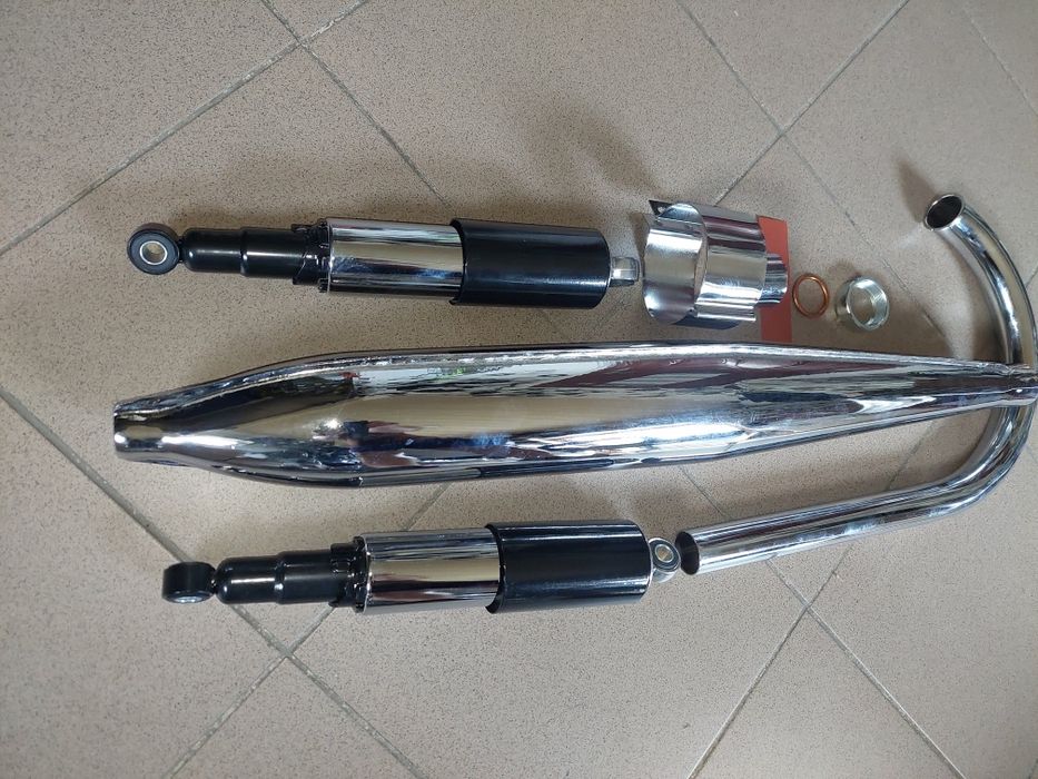 Zestaw naprawczy wsk b1 125  tlimik rura amortyzatory pl