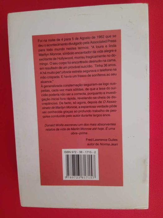 O assassinato de Marilyn Monroe - Donald  H. Wolfe