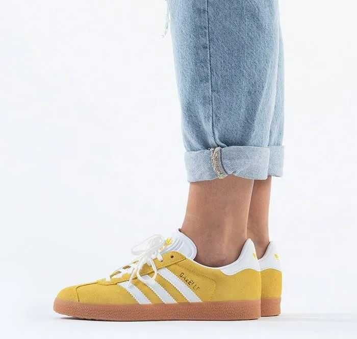 Женские кроссовки Adidas gazelle w jaune (38р.24см.)