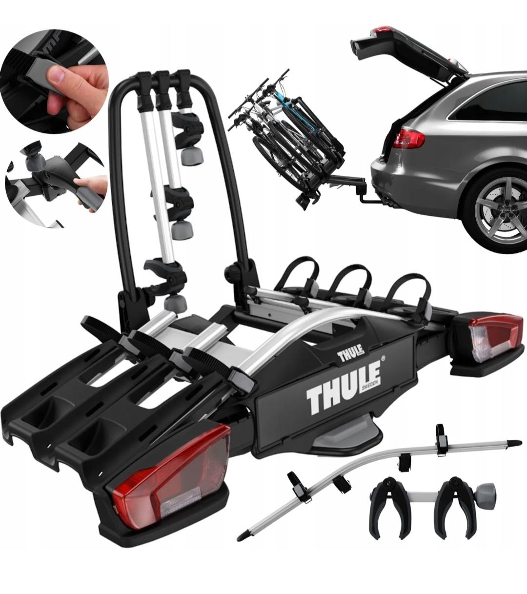 Bagażnik Thule VeloCompact  na 4 rowery z Nowy