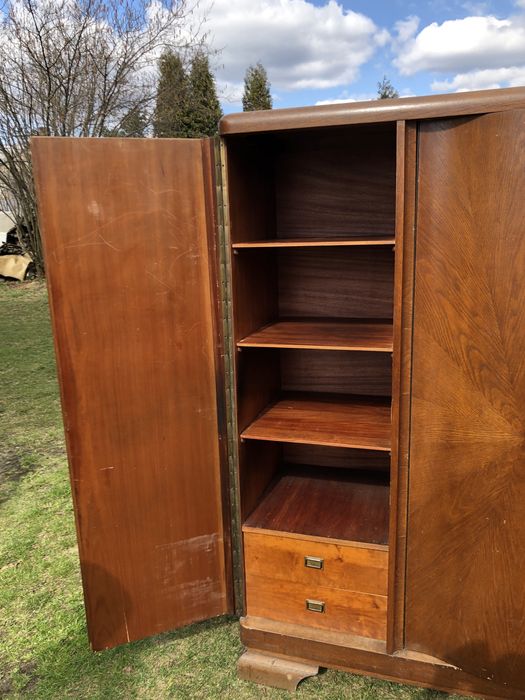 Stare meble antyki sypialnia toaletka szafa