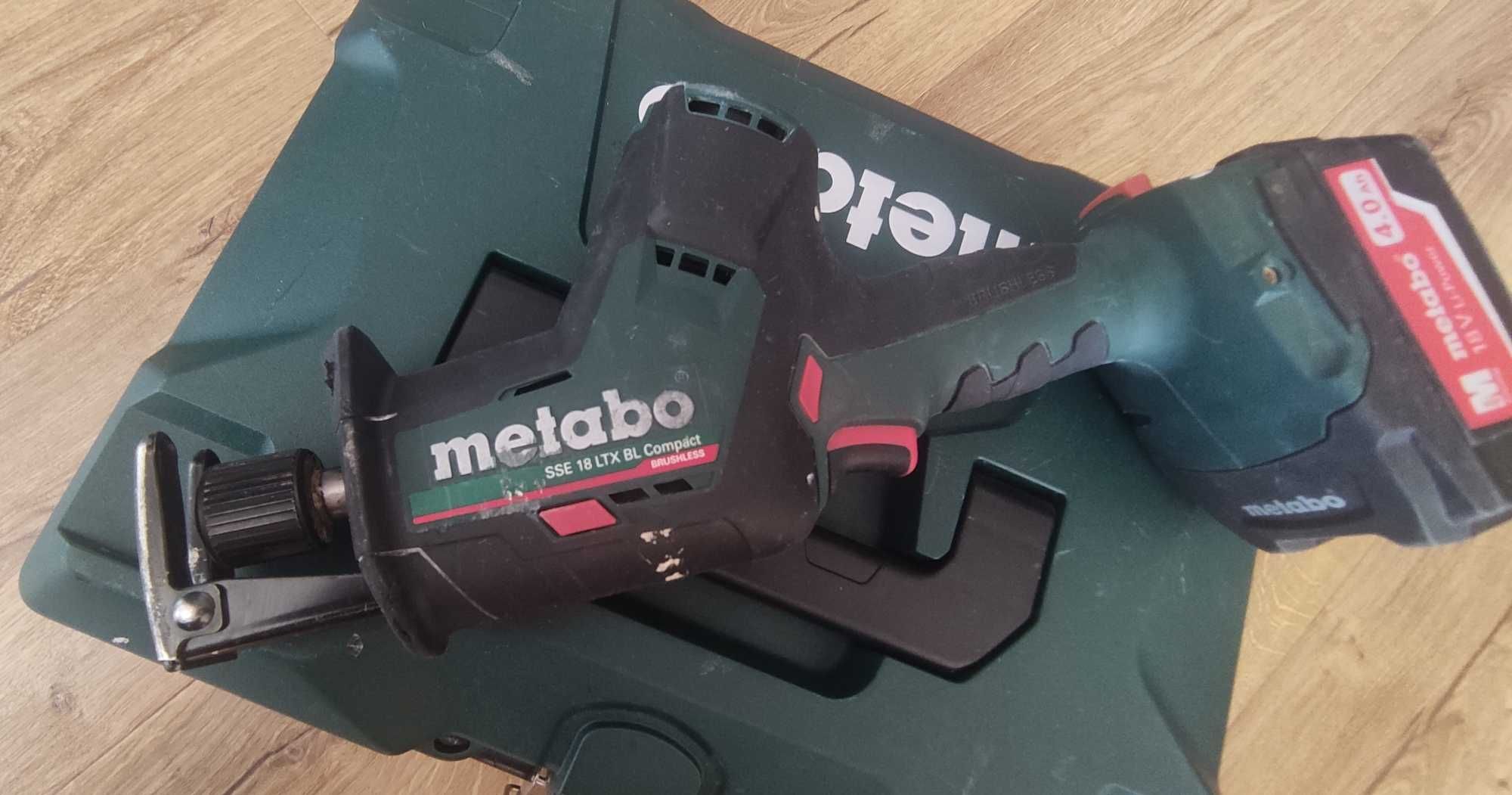 Piła Szablasta Metabo SSE 18 LTX BL Zestaw 2xaku + Ładowarka + Walizka