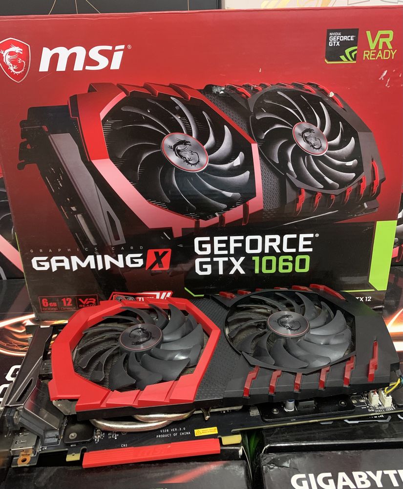 Крута відеокарта GTX MSI 1060 Gaming X 6gb.
