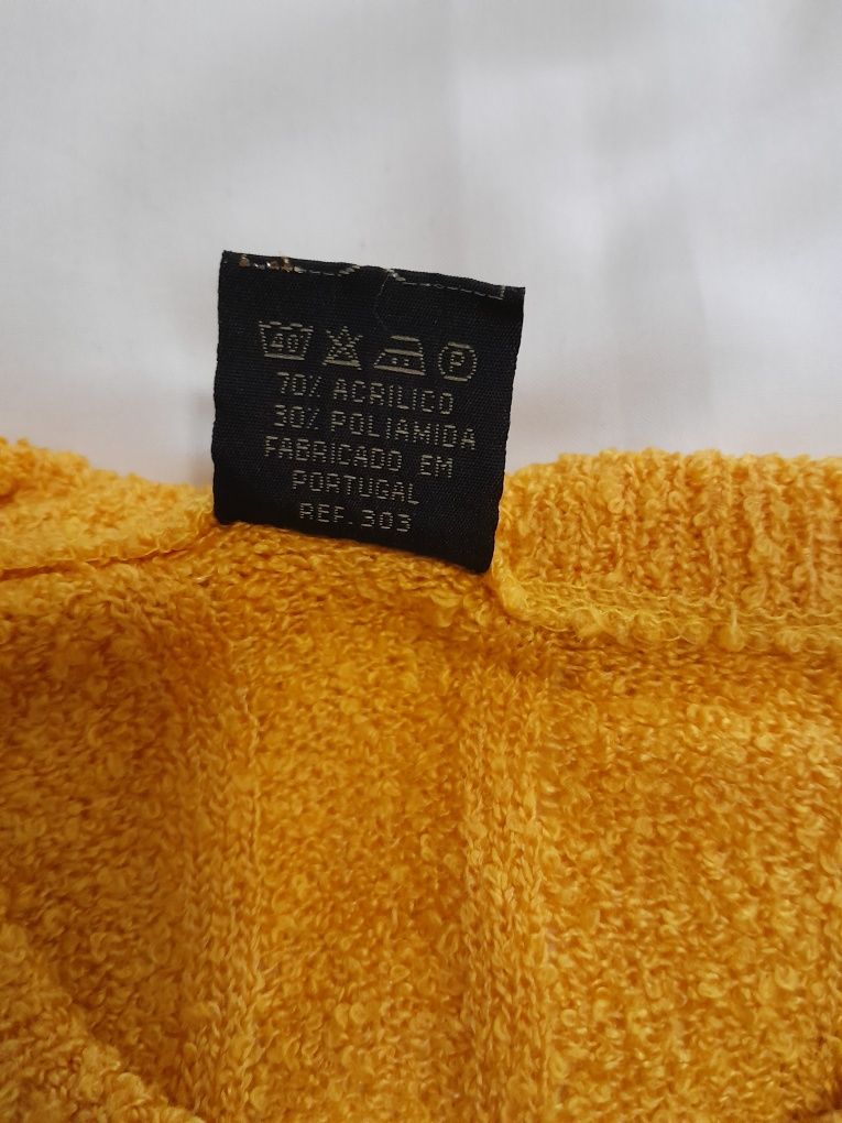 Camisola amarelo M Rosa