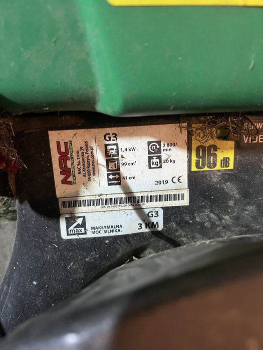 Kosiarka spalinowa nac garden expert