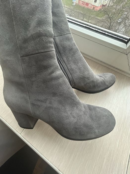 Gianvito Rossi замшеві чоботи