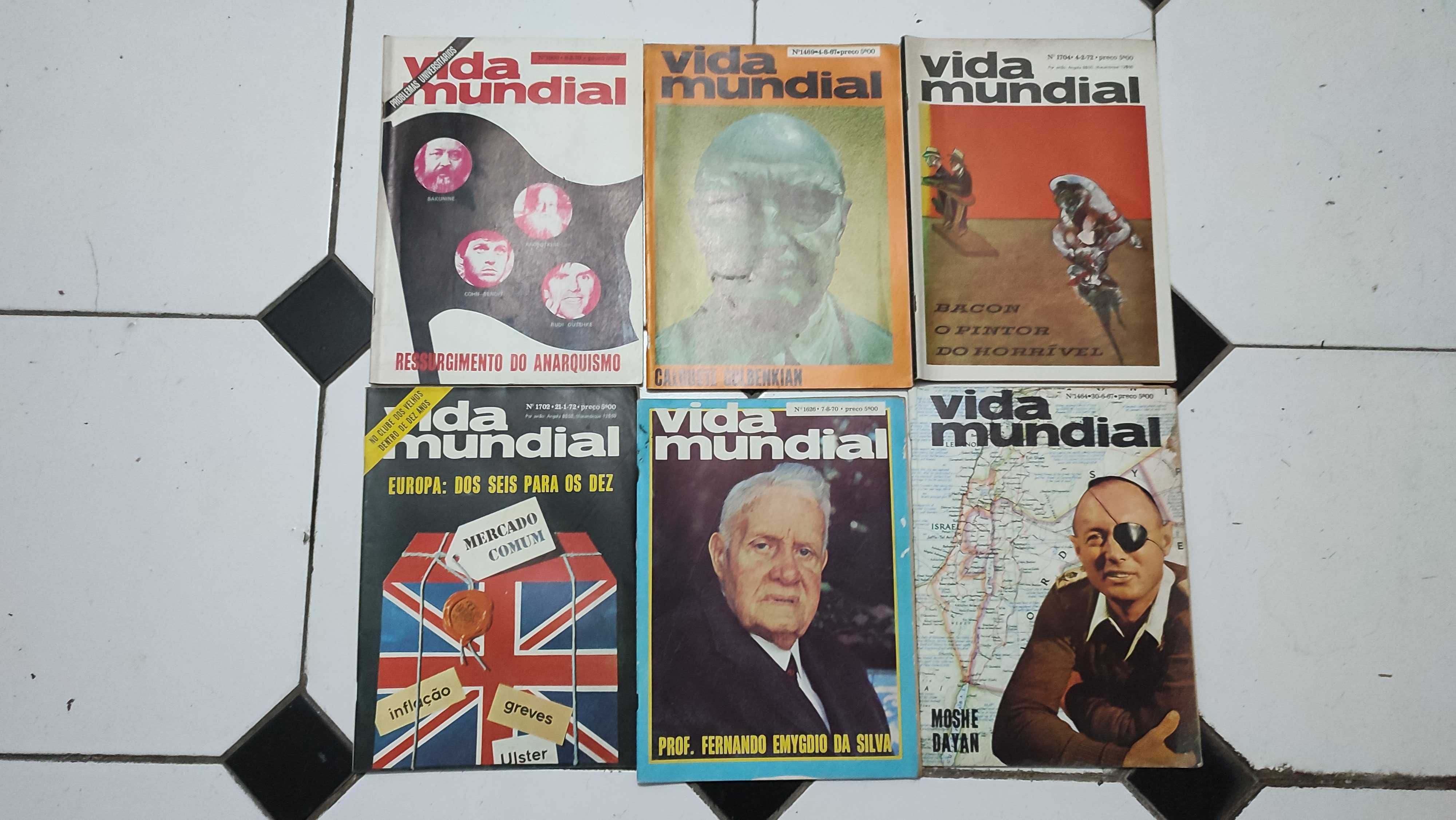 Lote 43 Revistas Vida Mundial - Anos 60 e 70