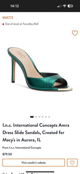 INC трендові мюлі на каблуку