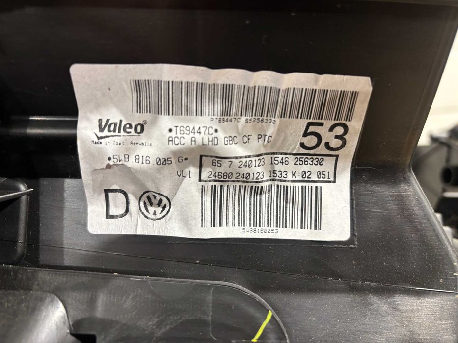Audi A3 8y octavia 4 leon golf 8 nagrzewnica 5wb.816.005.g