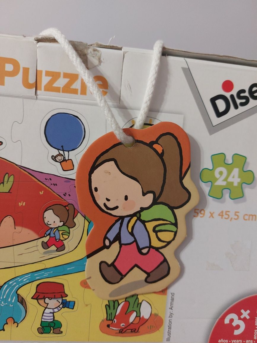 Macro puzzle Diset dwustopniowe Czu Czu Montessori