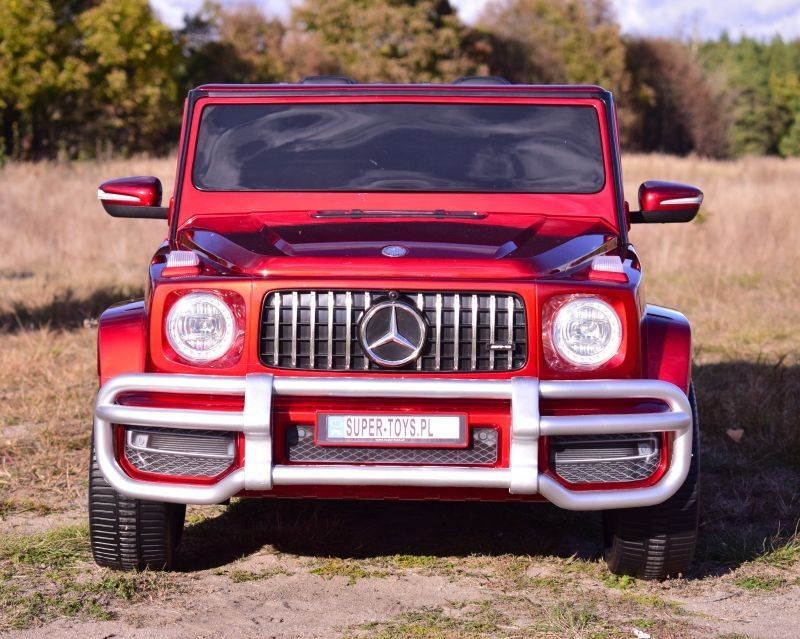 Mercedes G63 Amg Dla 2 Dzieci 24V 4X4 Koła Eva Lakier Polerowany S-307