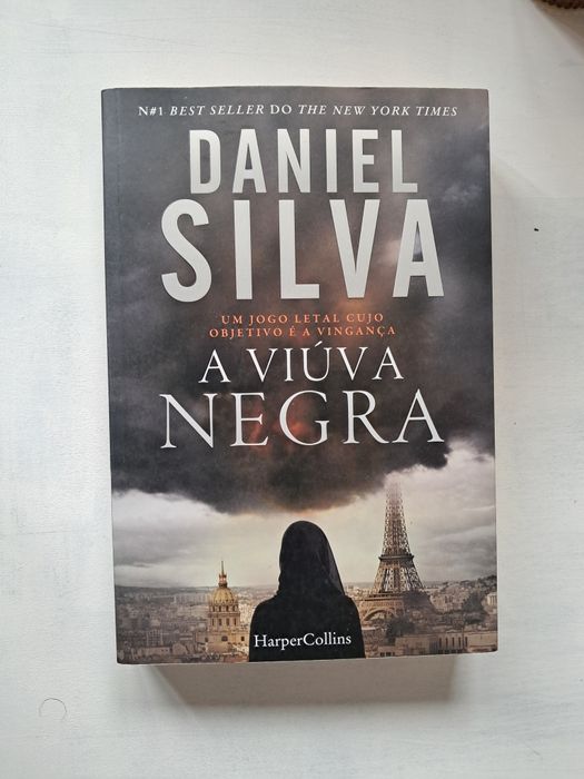 Livro A Viúva Negra de Daniel Silva