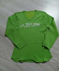 U.S. Polo Assn. Sweter zielony r.S/M