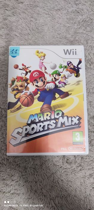 Gra wideo to "Mario Sports Mix" na konsolę Nintendo Wii
