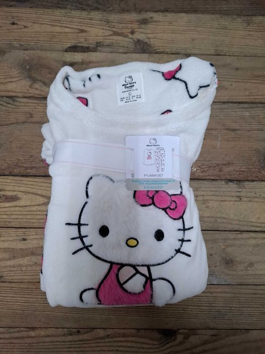 Piżama ciepła, Hello Kitty, nowa, z Primarku