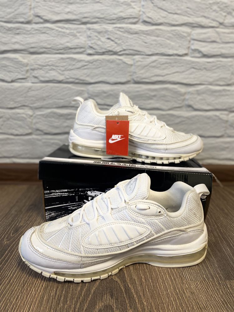 Кросівки nike air max 98 triple white