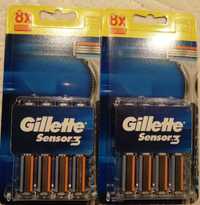 Zestaw 2x8 wkładów nożyków Gillette Sensor 3