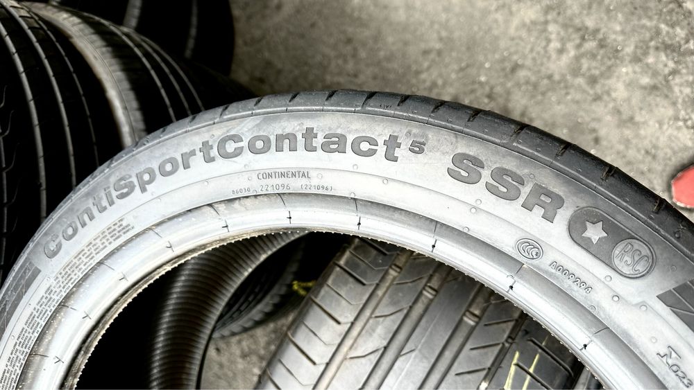 275/40/20 Continental SportContact5 SSR | 85%остаток | летние шины