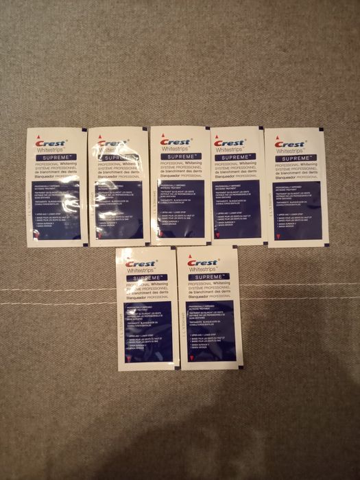 Paski wybielające Crest Supreme 14 sztuk (7saszetek)