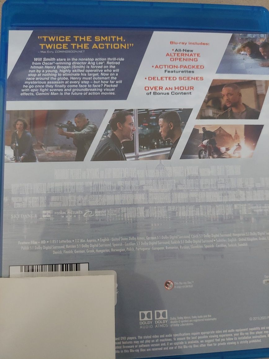 Gemini Man Bliźniak blu-ray