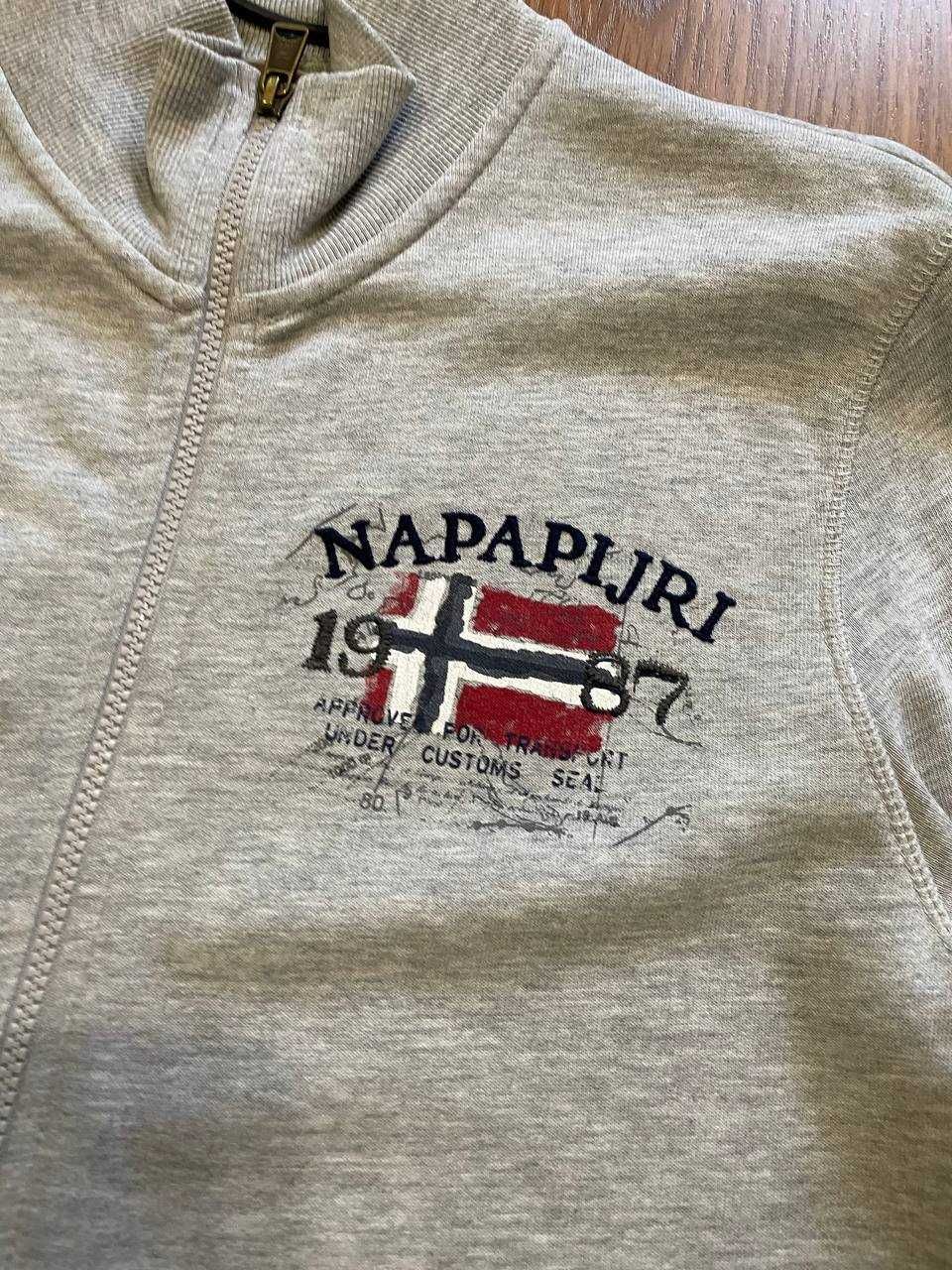 светр Napapijri Y2K на блискавці, рідкісний ажіотаж