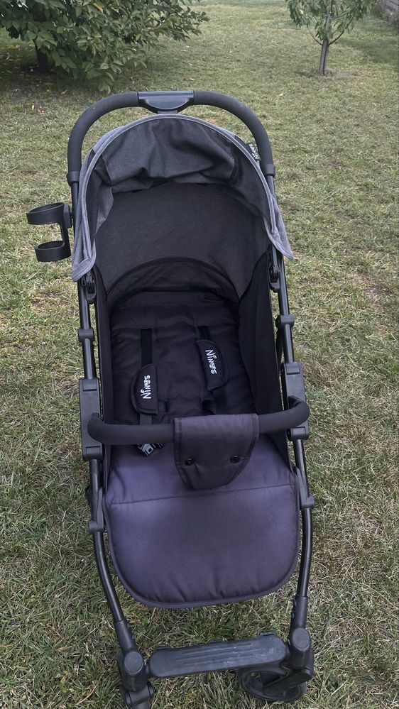 Прогулянкова коляска ninos mini 2 сіра