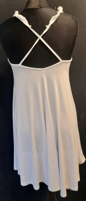 komfortowa koszulka nocna sukienka mini wiskoza lato 34 xs 36 s