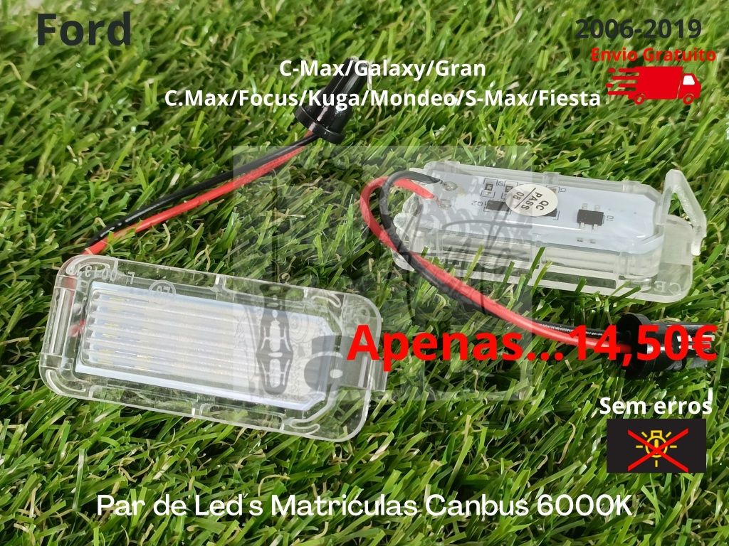 LED's de Matrícula com Canbus para Ford
