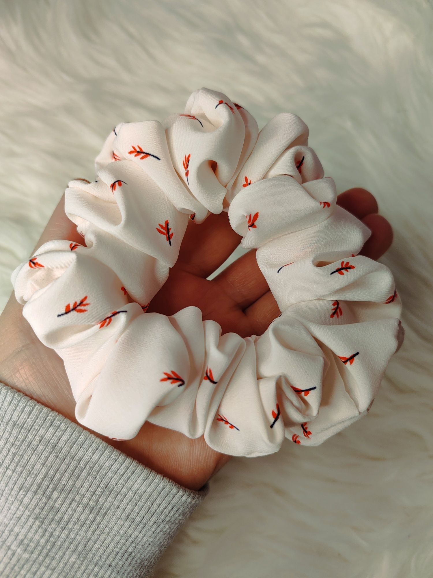 Scrunchie do włosów rozm M Jedwab Silk