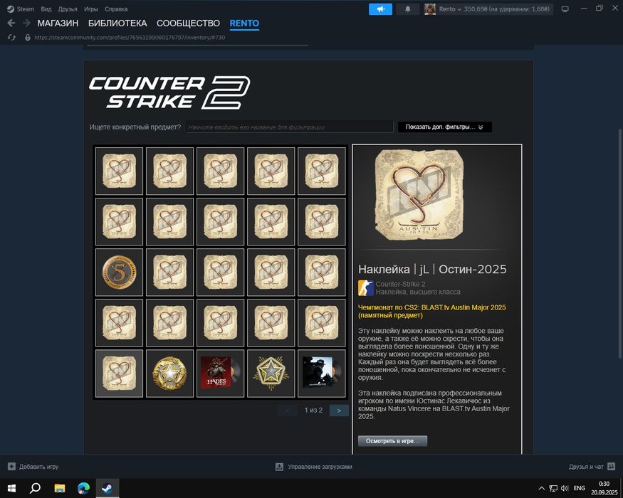 Steam акаунт з топ-іграми