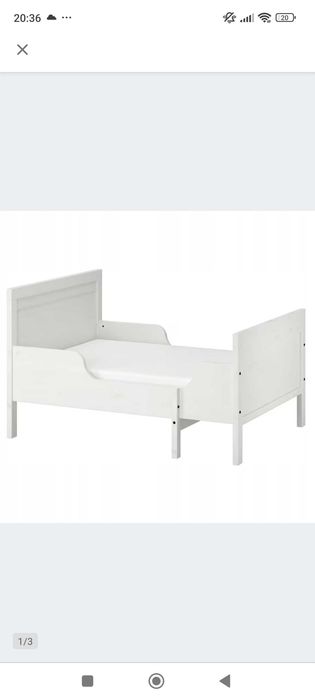 Łóżeczko dziecięce rosnące z dzieckiem Ikea
